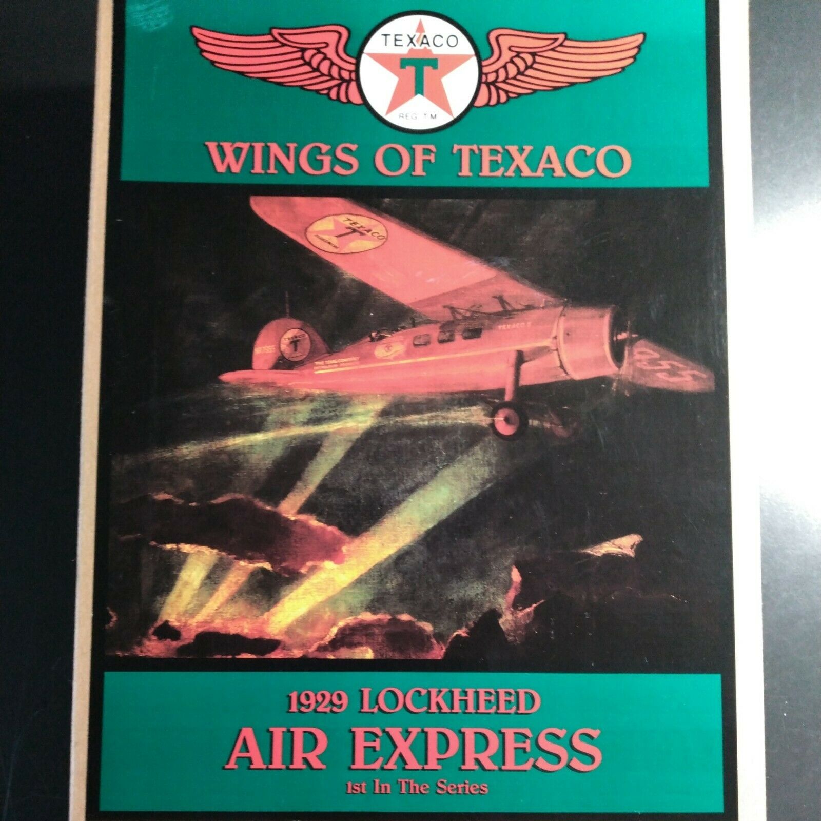 1929 Lockheed Air Express Wings Of Texaco Bank Collectible  By Ertl  #2ts