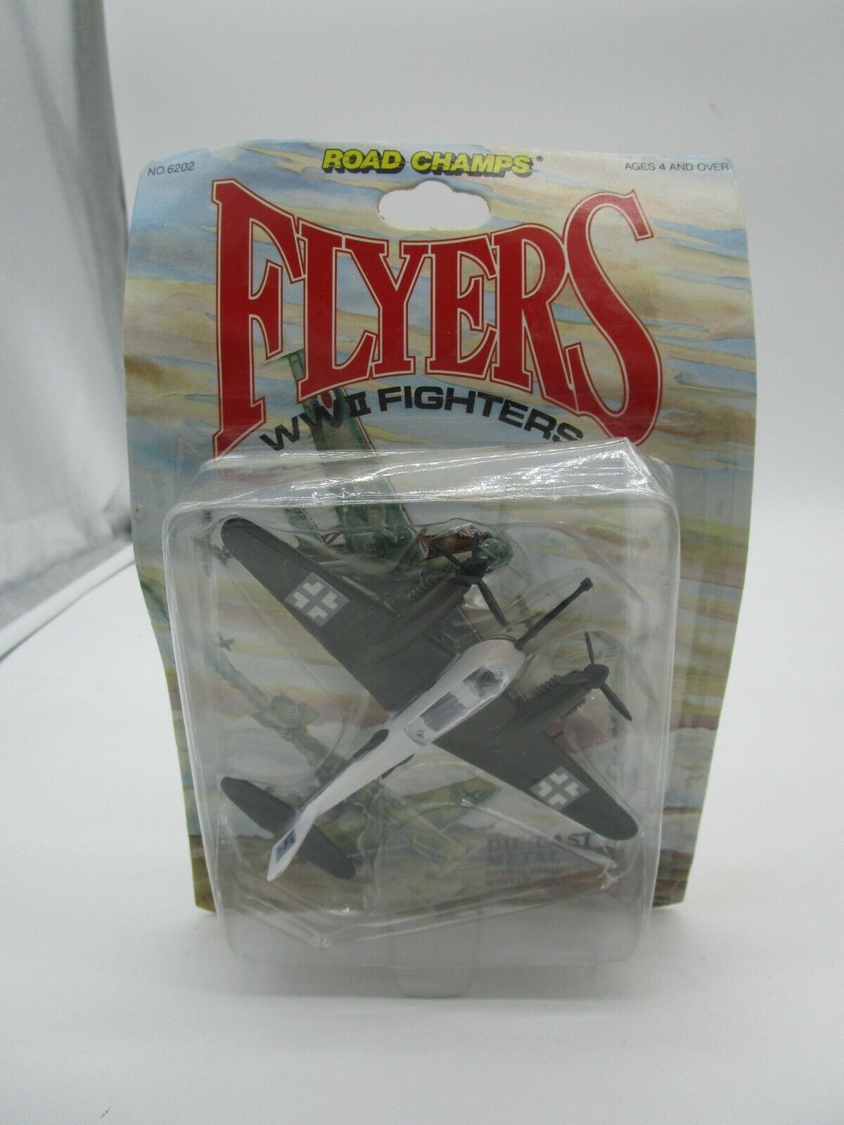 Vintage 1986 Road Champs FLYERS WWII FIGHTERS *MESSERSCHMIDTT* (SEALED)